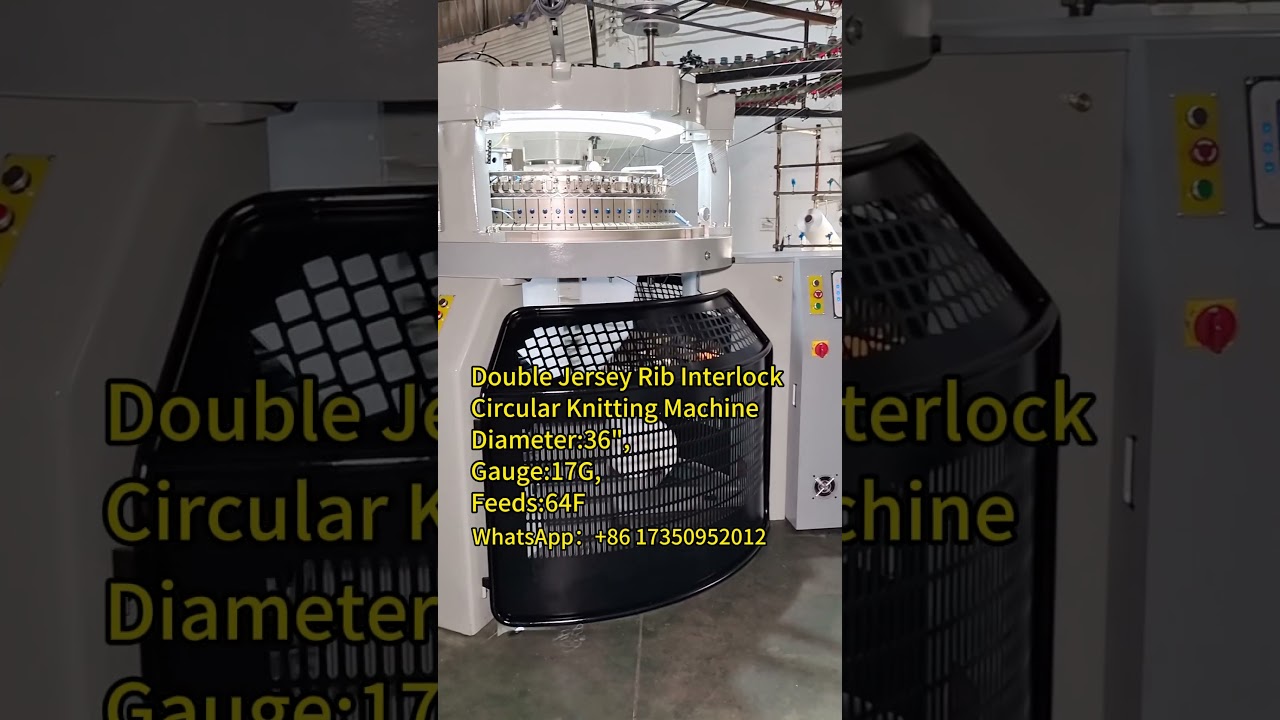 EASTINO 36Inch Double Jersey Rib Interlock Circular Knitting Machine
