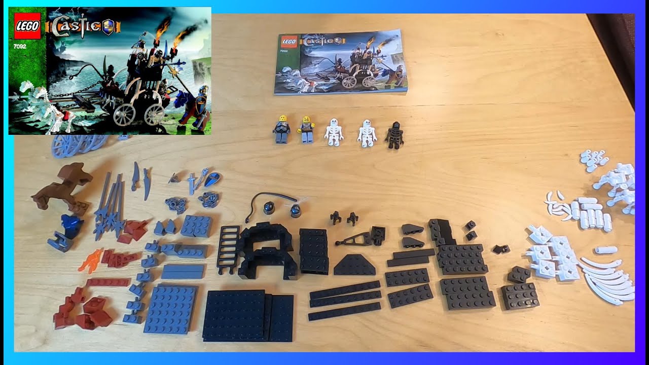 Speed Build: LEGO 7092 Skeletons' Prison Carriage