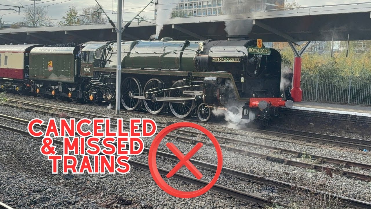 Chasing The Royal Scot Steam Train Goes Completely WRONG!