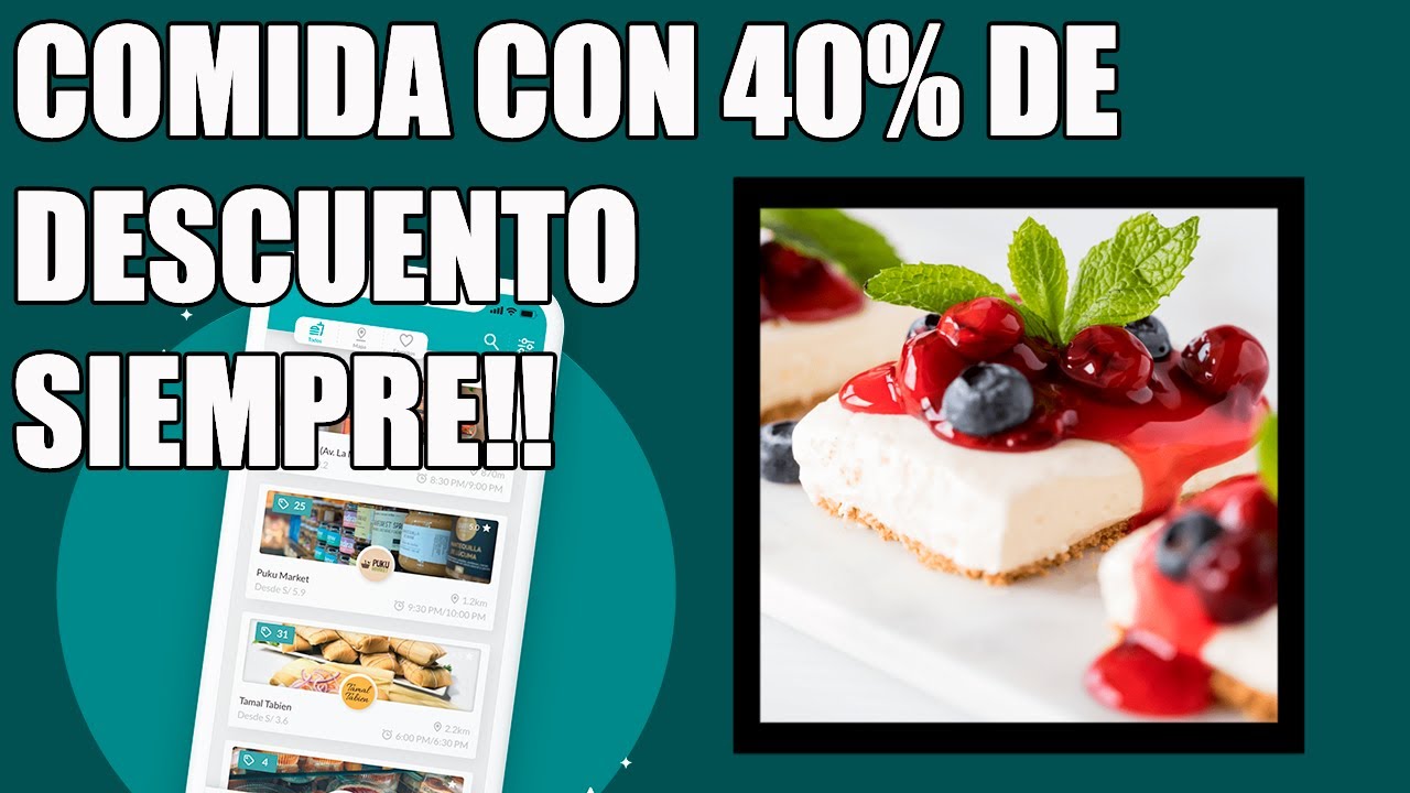 Esta app tiene comida de calidad con un s&uacute;per descuento