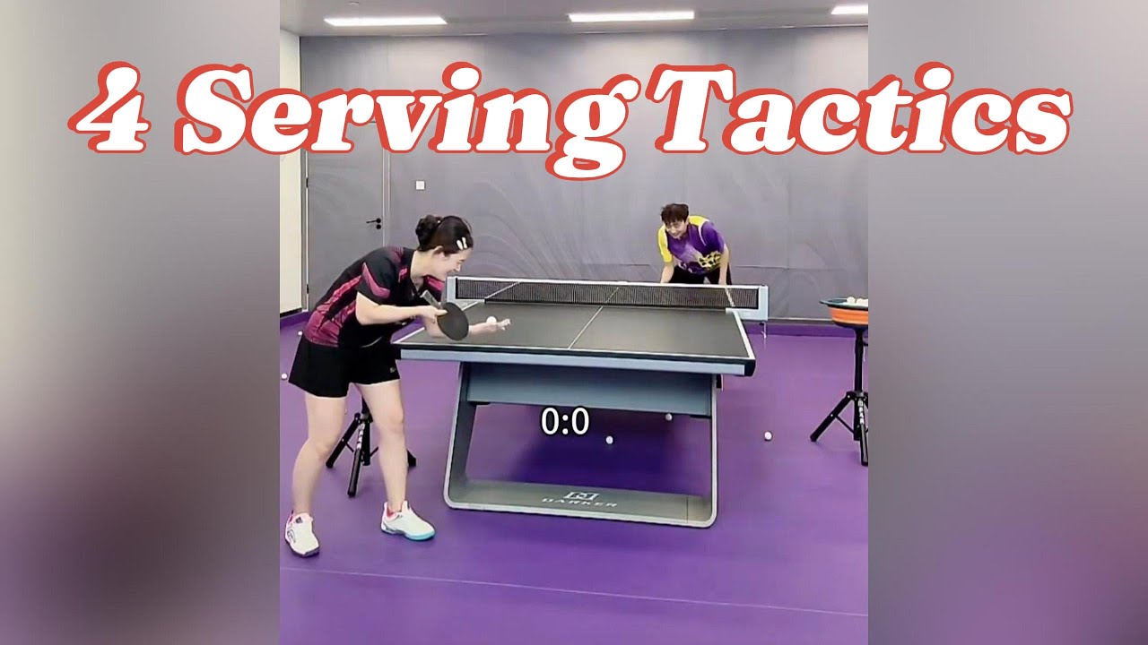 🔥Serving Tactics🔥 Use 4 Serves To Dominate Any Match! 🏓