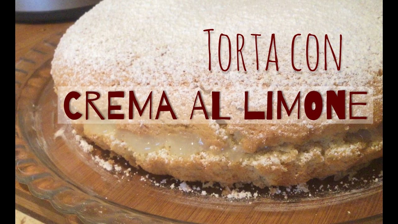 Torta con crema al limone, SENZA BURRO!