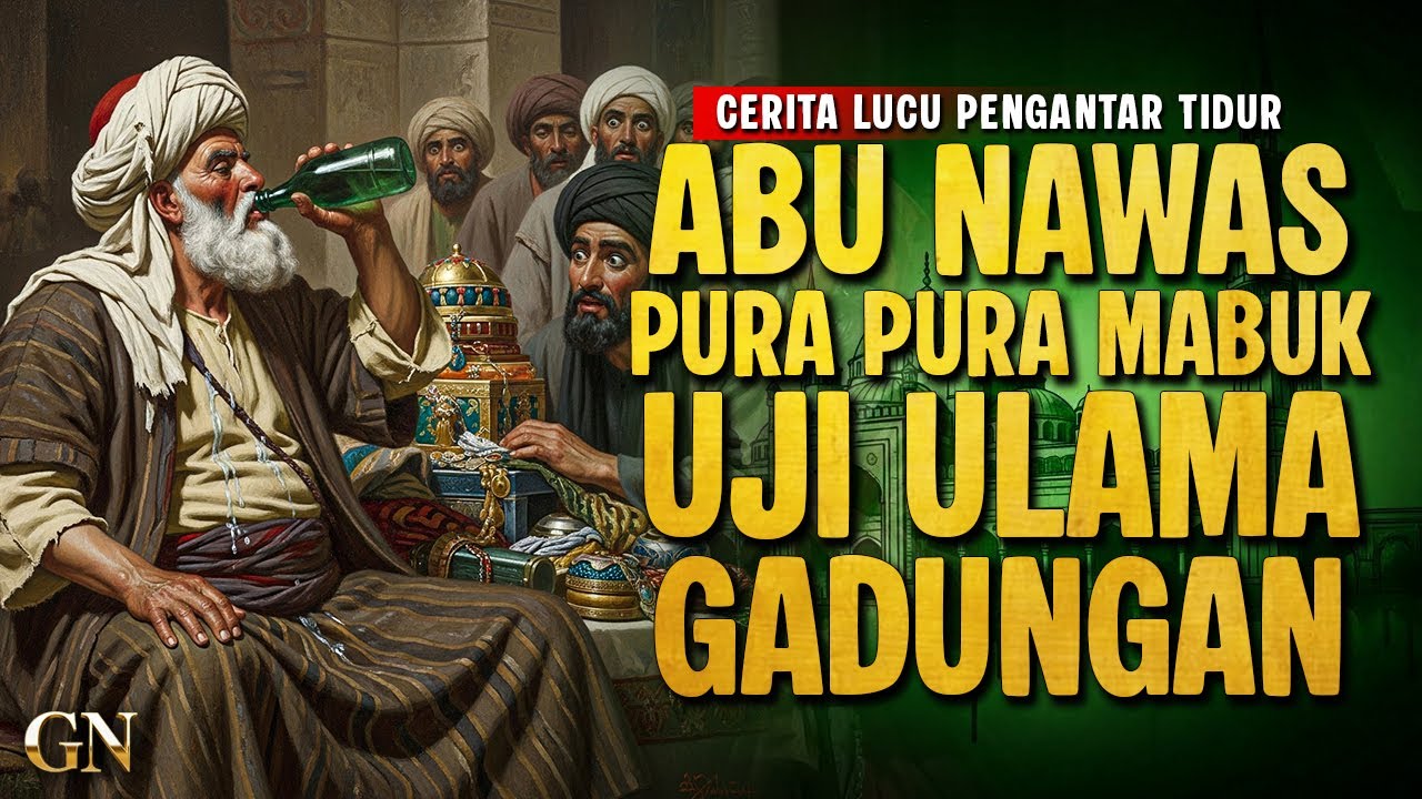 ABU NAWAS PURA PURA MABUK UJI ULAMA GADUNGAN || CERITA LUCU PENGANTAR TIDUR
