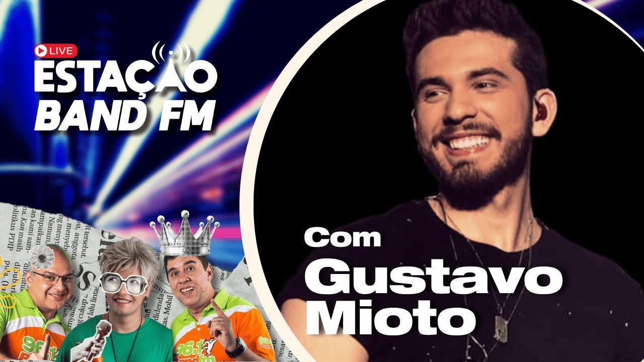 GUSTAVO MIOTO AO VIVO na BAND FM - Estação Band Fm #bandfm #sertanejo #gustavomioto