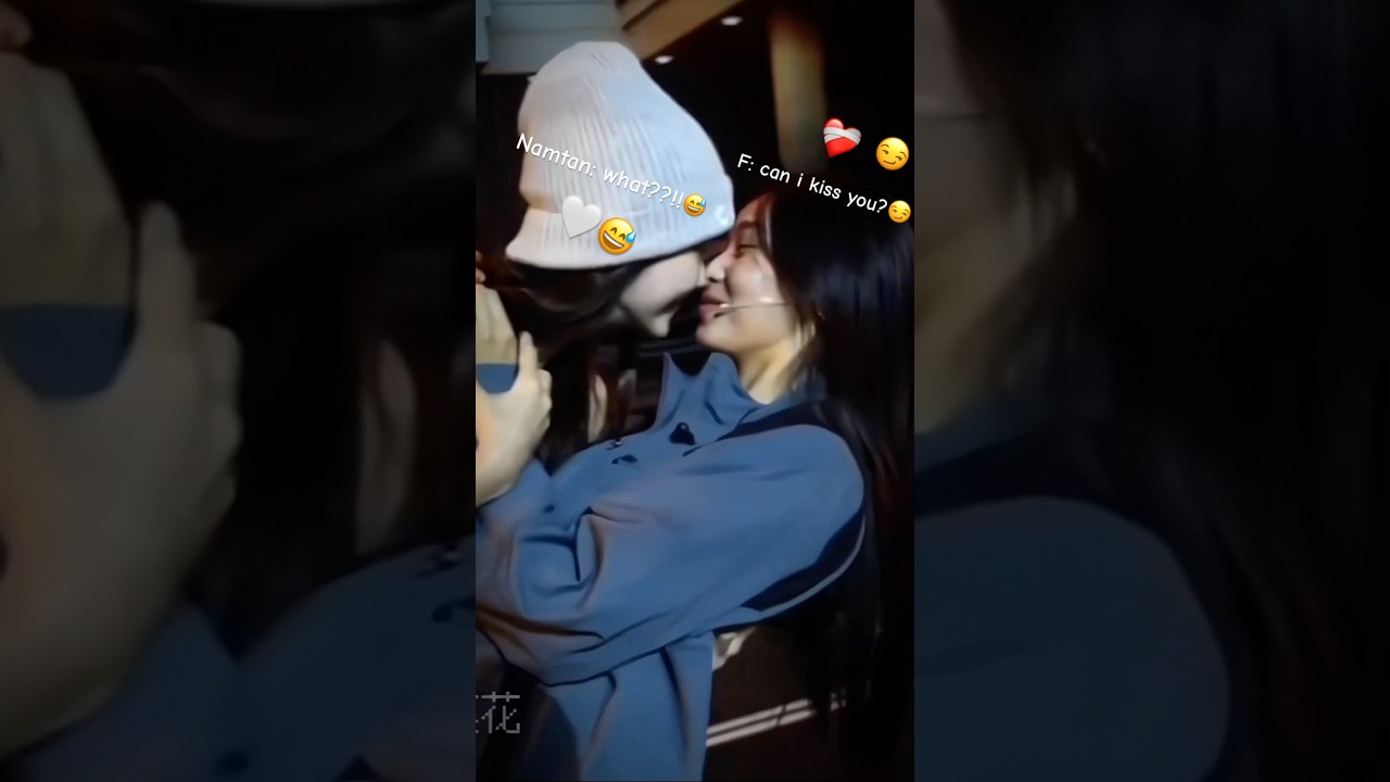 Film &ldquo;kiss&rdquo; NAMTAN!! 🙀🔥 #น้ำตาลฟิล์ม#namtanfilm#glseries#couple#romantic #kiss #lgbt #GL