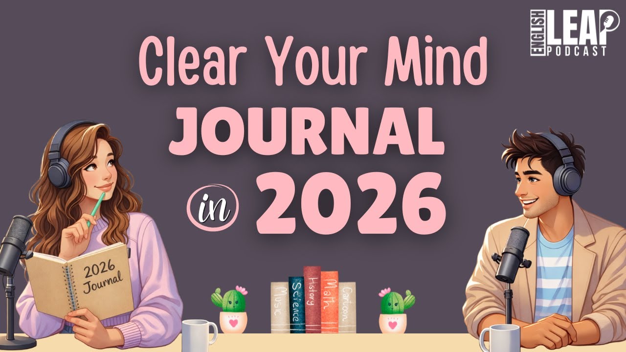 English Podcast for Easy English Conversation | Change Your Life in 2026 with Journaling | B1 Level