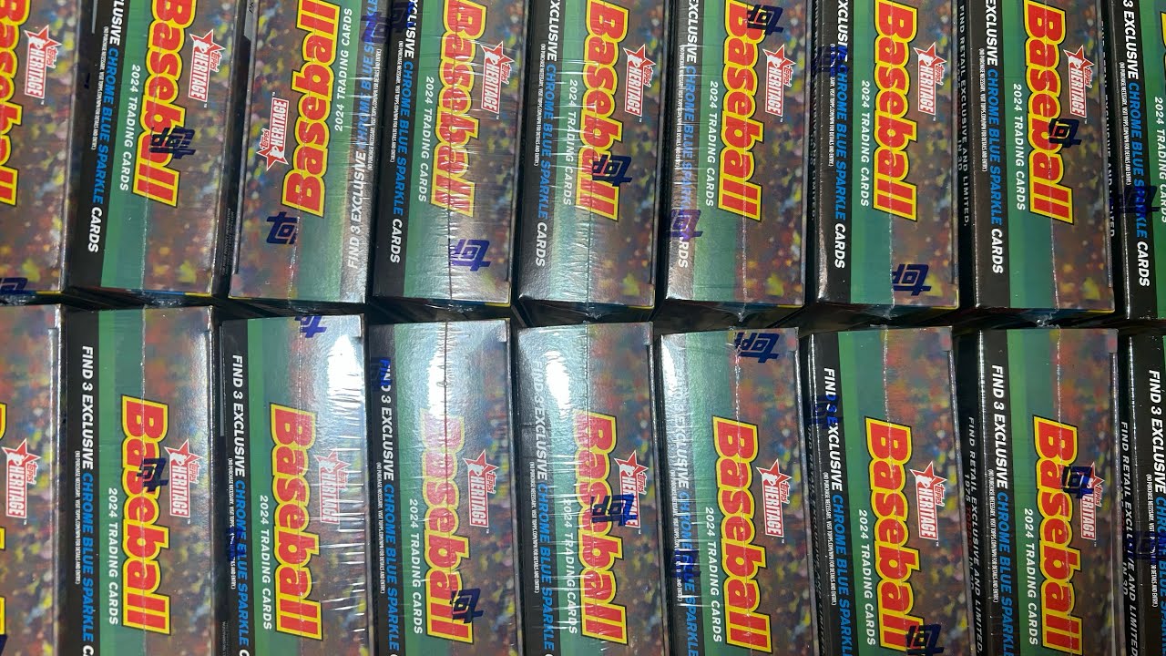 2024 Topps Heritage Mega Box Case (Part 1)