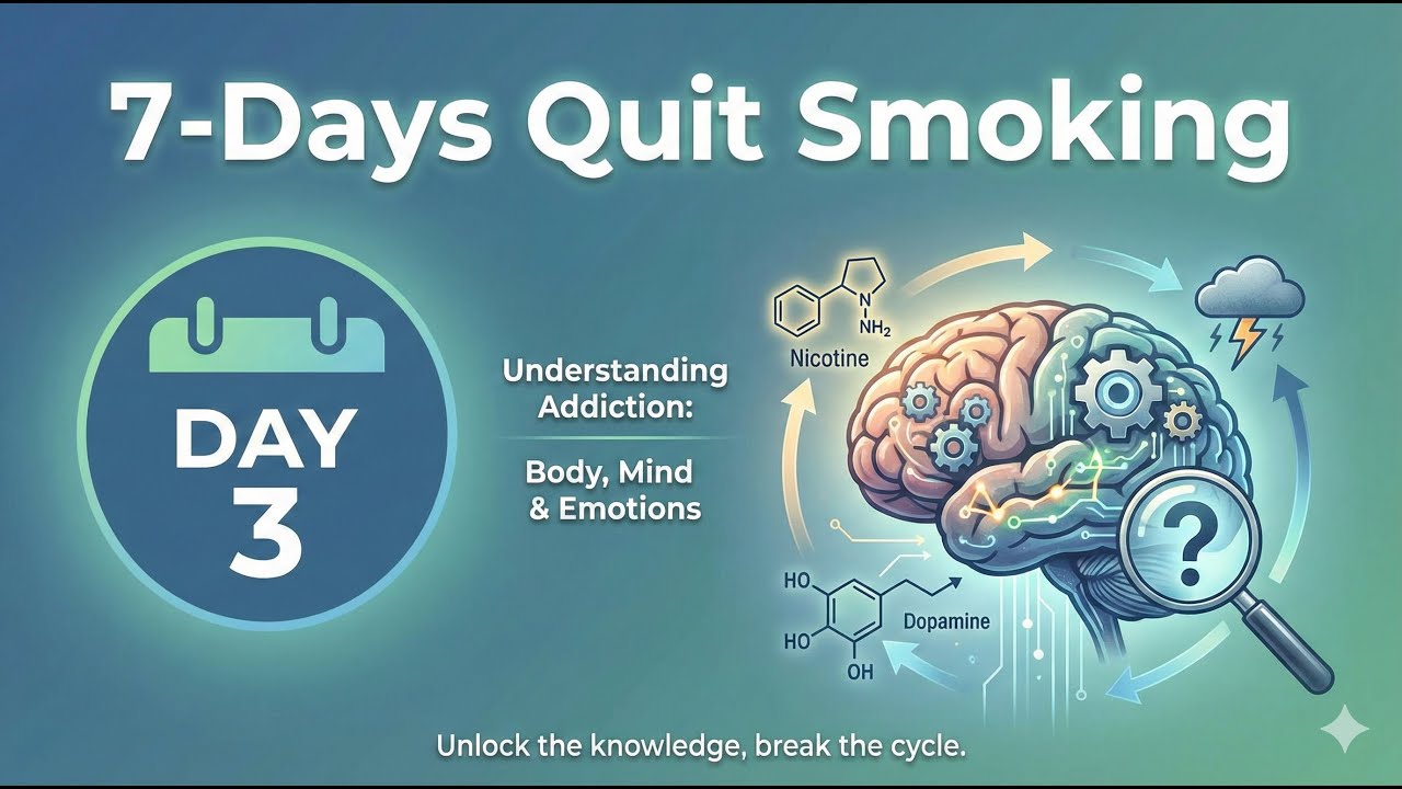 7 Days Quit Smoking - Day 3 - The Mental Battle | Understanding Dopamine & Addiction