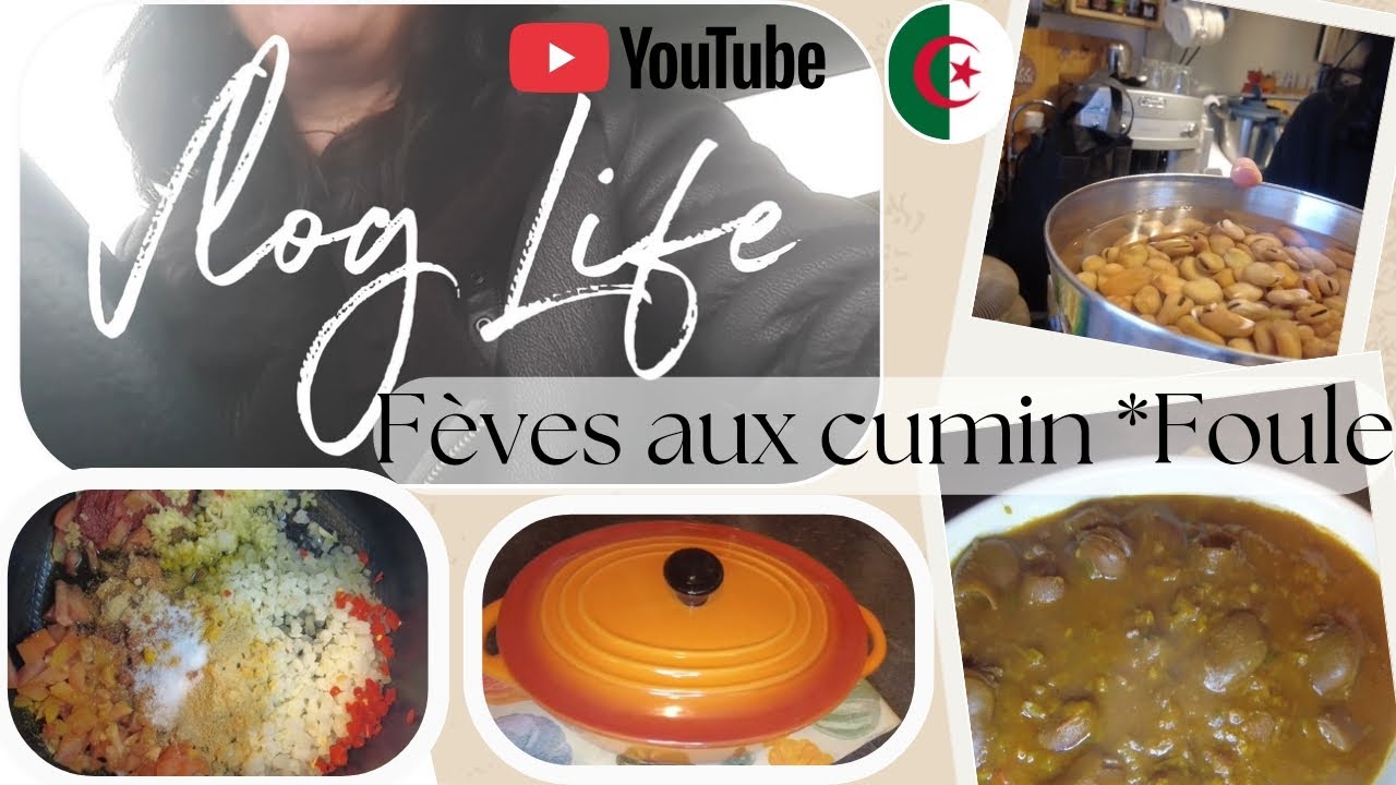 ❄️Hello janvier Cuisine à ma façon: les fèves ,*foul aux cumin 🇩🇿@Samira Ladama