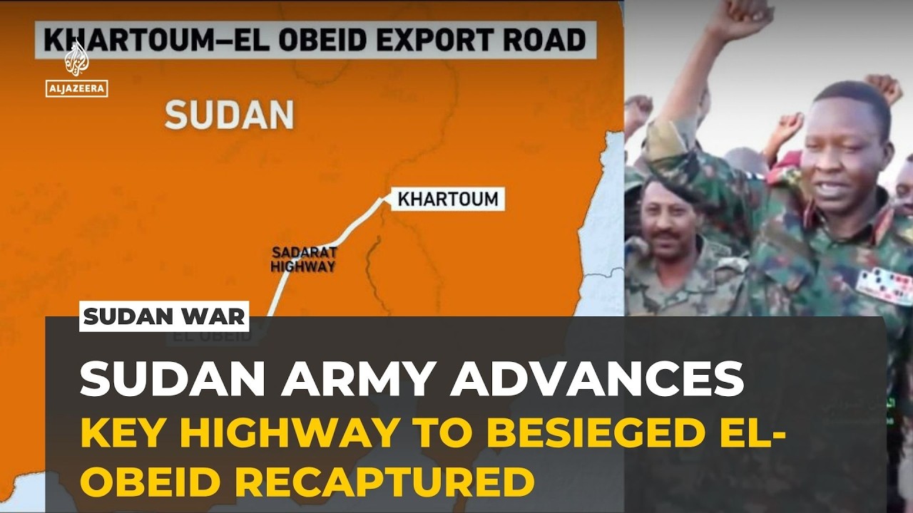 Sudan's army retakes key highway linking Khartoum and besieged el-Obeid