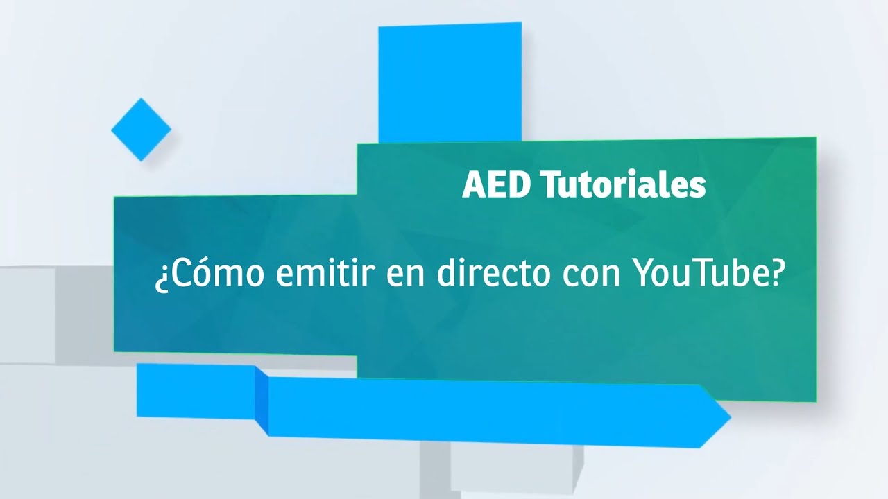 ¿Cómo emitir en vivo con YouTube?