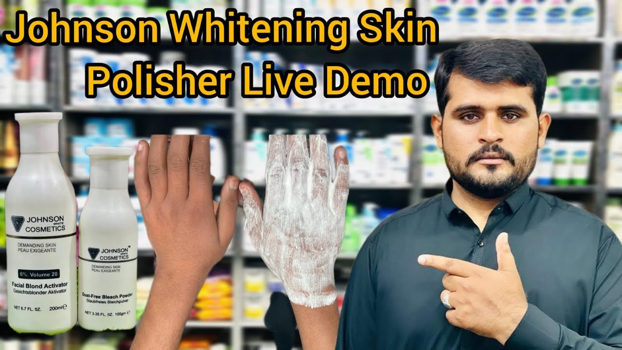 Johnson Whitening Skin Polisher Live Demo || Very Get Fast Whitening Result ||