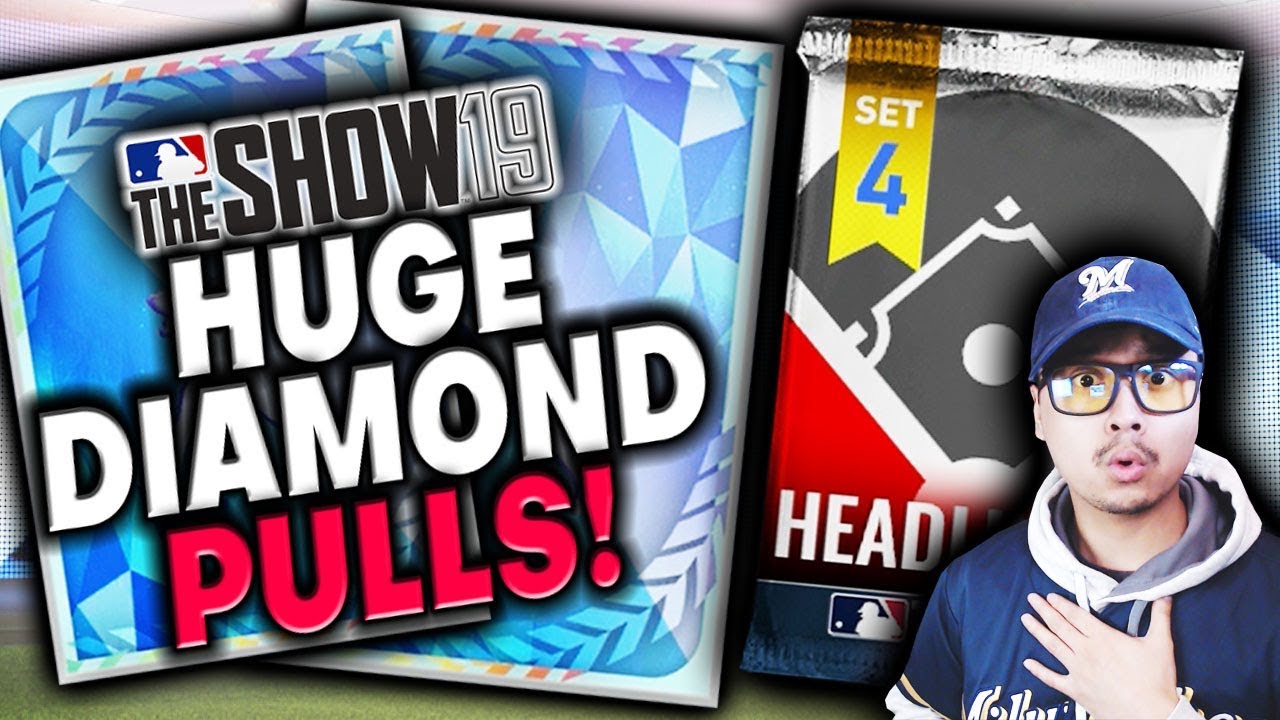 Huge DIAMOND Pulls! MLB The Show 19 Diamond Dynasty Pack Opening