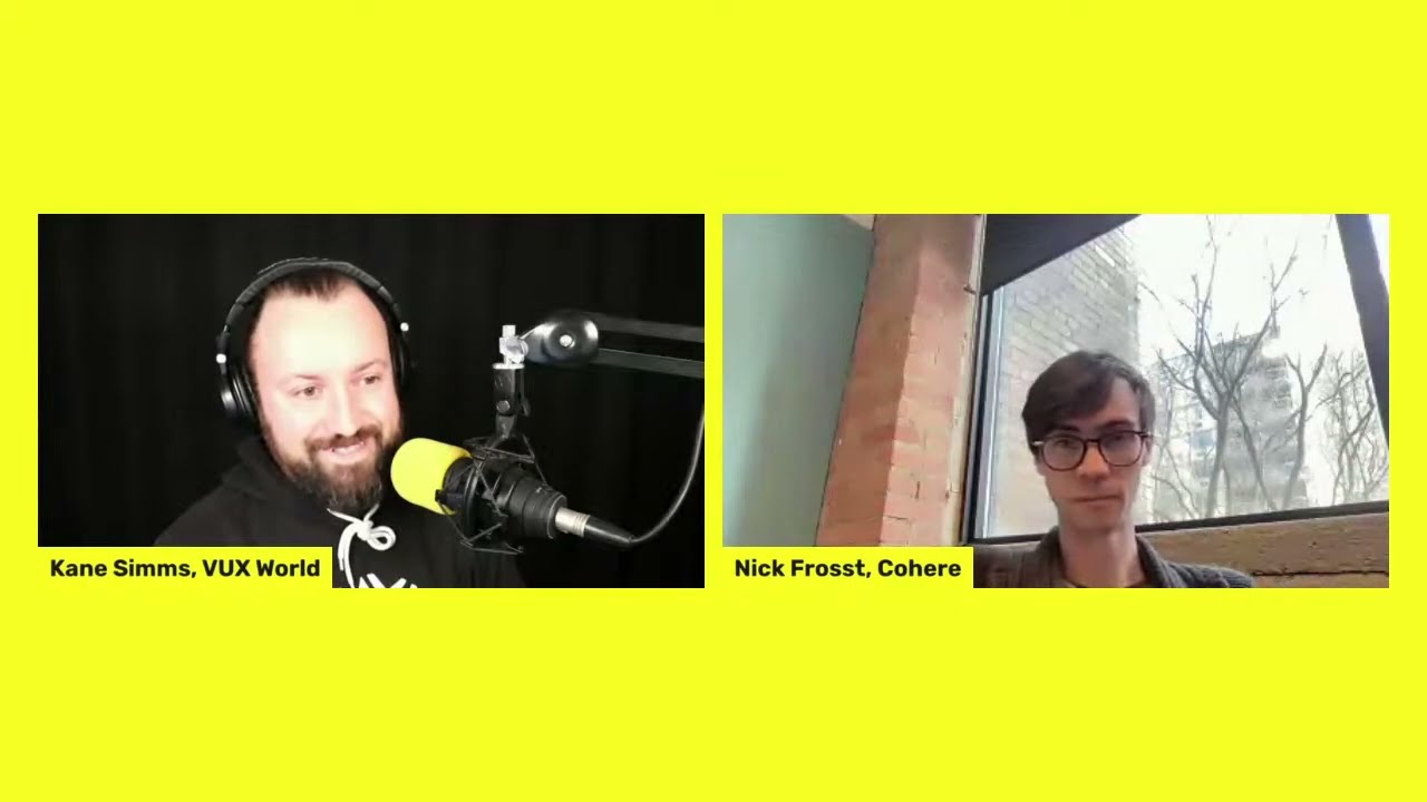 Nick Frosst, CTO, Cohere on Large Language Models | VUX World Live