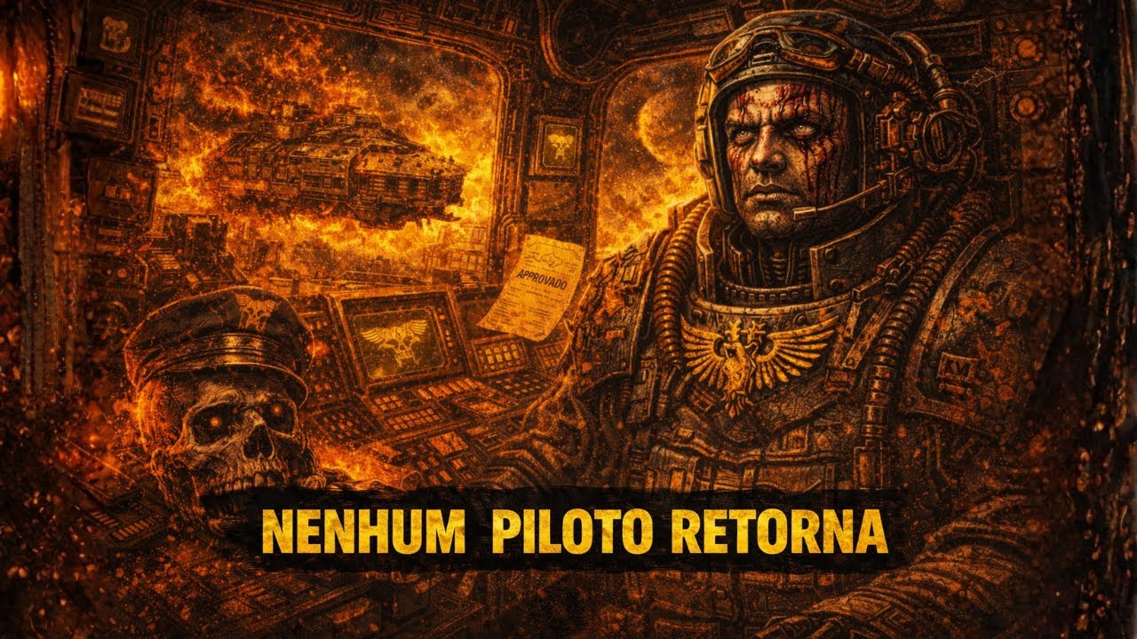 A vida brutal de um piloto da frota mercante Imperial