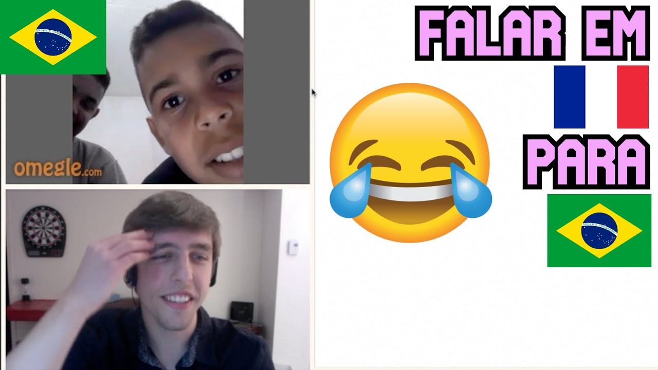 Falar pra BRASILEIROS em FRANCÊS (Omegle)