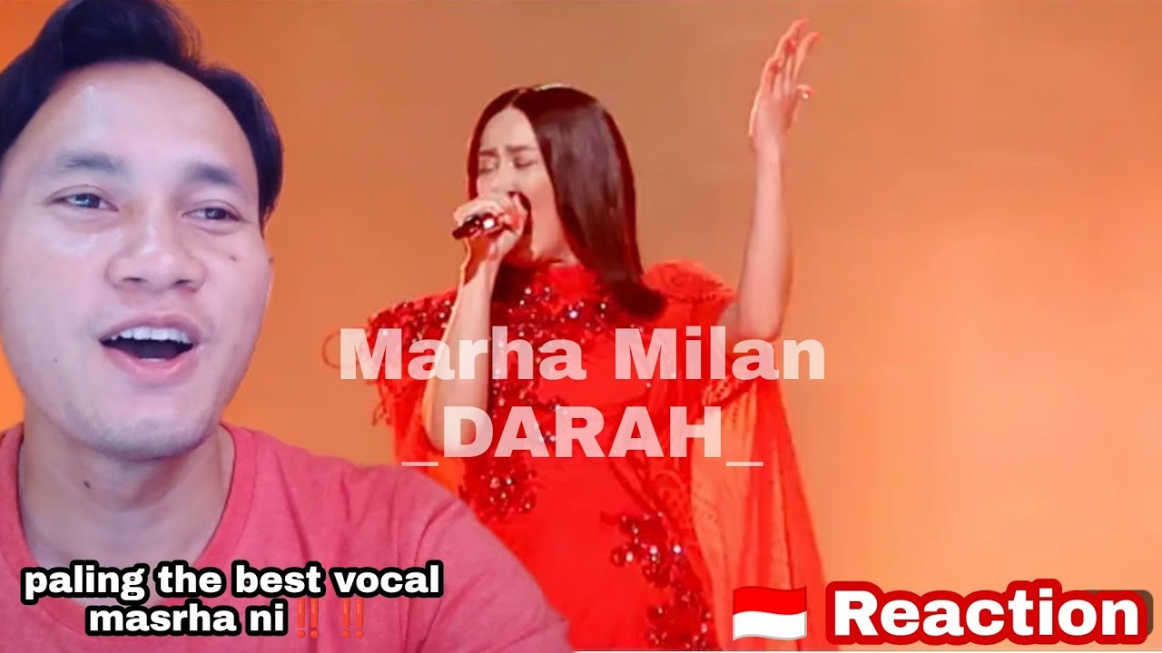 MARSHA MILAN - DARAH / AJL 38 🇮🇩 Reaction  // Matap Vocal Marsha ni ‼️‼️