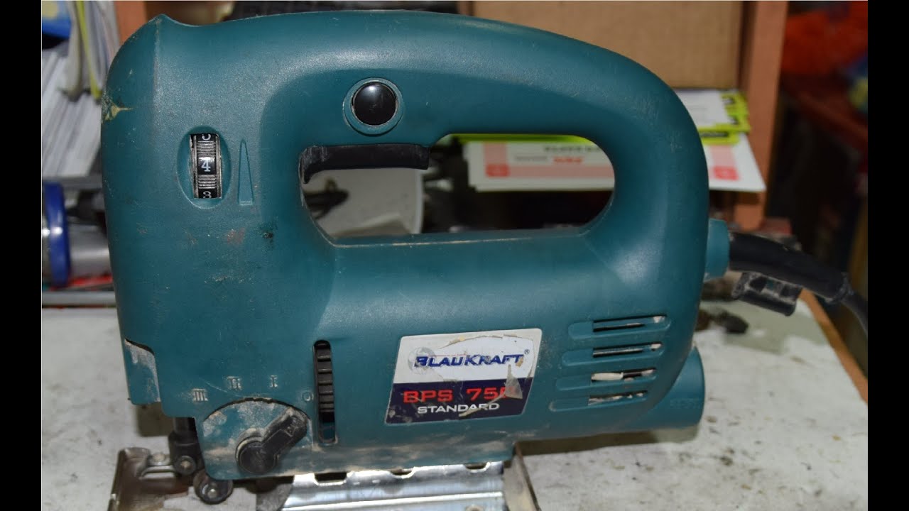 Замена штока на лобзике BPS 750 Blaukraft