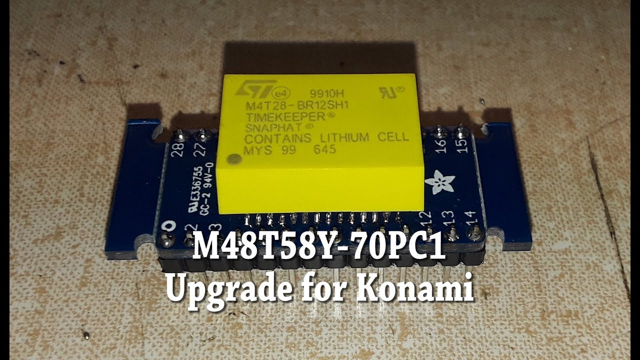 M48T58Y-70PC1 NVRAM Timekeeper Chip Upgrade