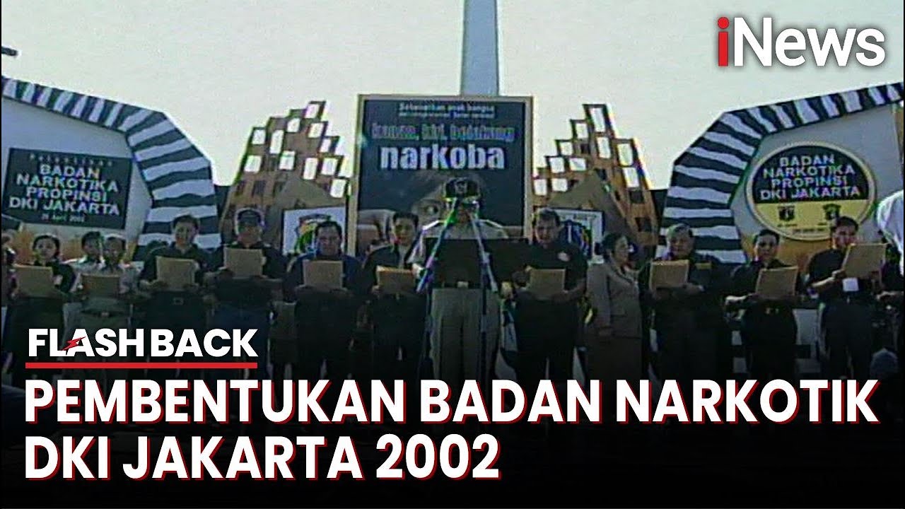 Gubernur Sutiyoso & Kapolri Dai Bachtiar Hadiri Pembentukan Badan Narkotika DKI Jakarta | Flashback