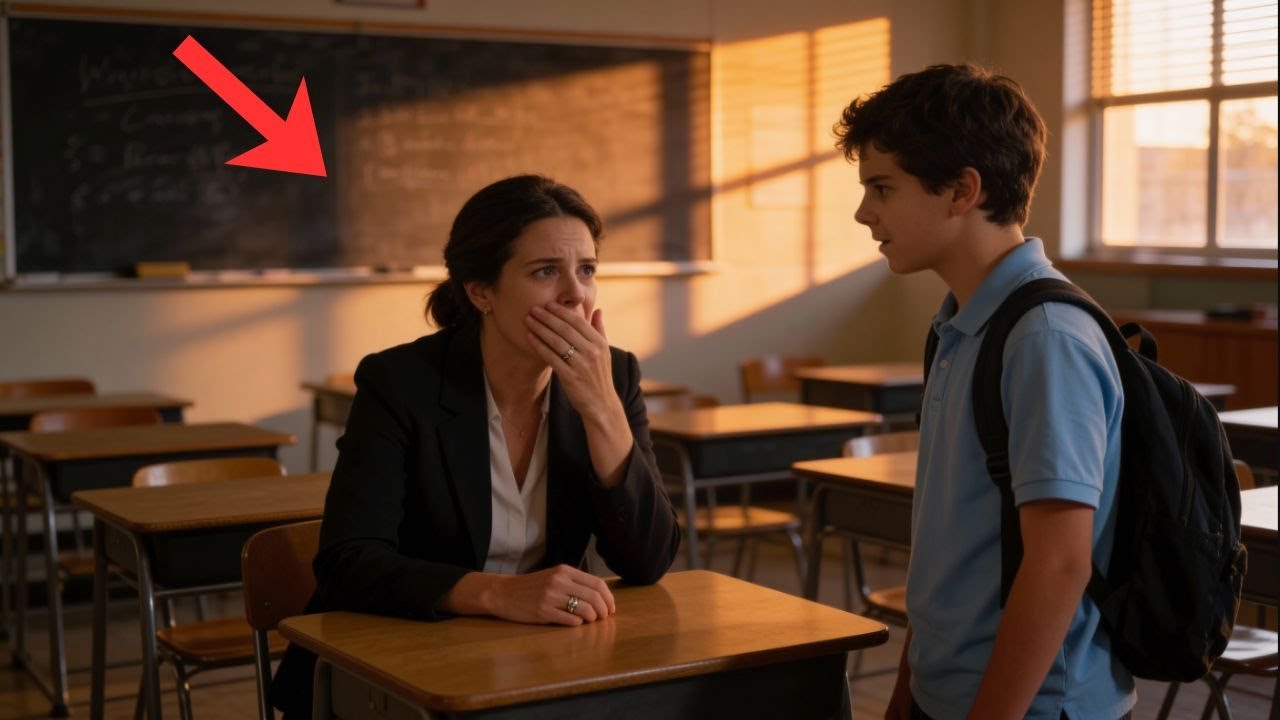 Carlo le dijo a profesora: 