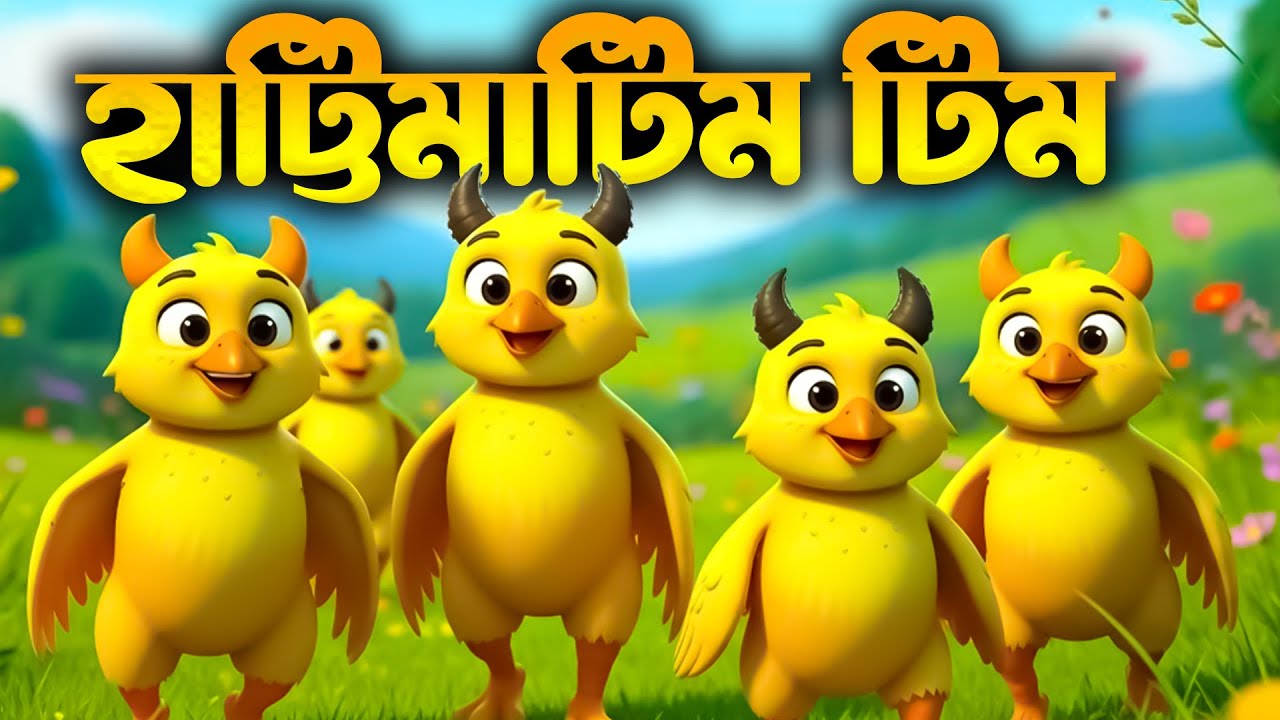 হাট্টিমাটিম টিম | আয় বৃষ্টি ঝেপে ও অন্যান্য ছড়া | Popular Bengali Rhymes for Kids | শিশু ভুবন