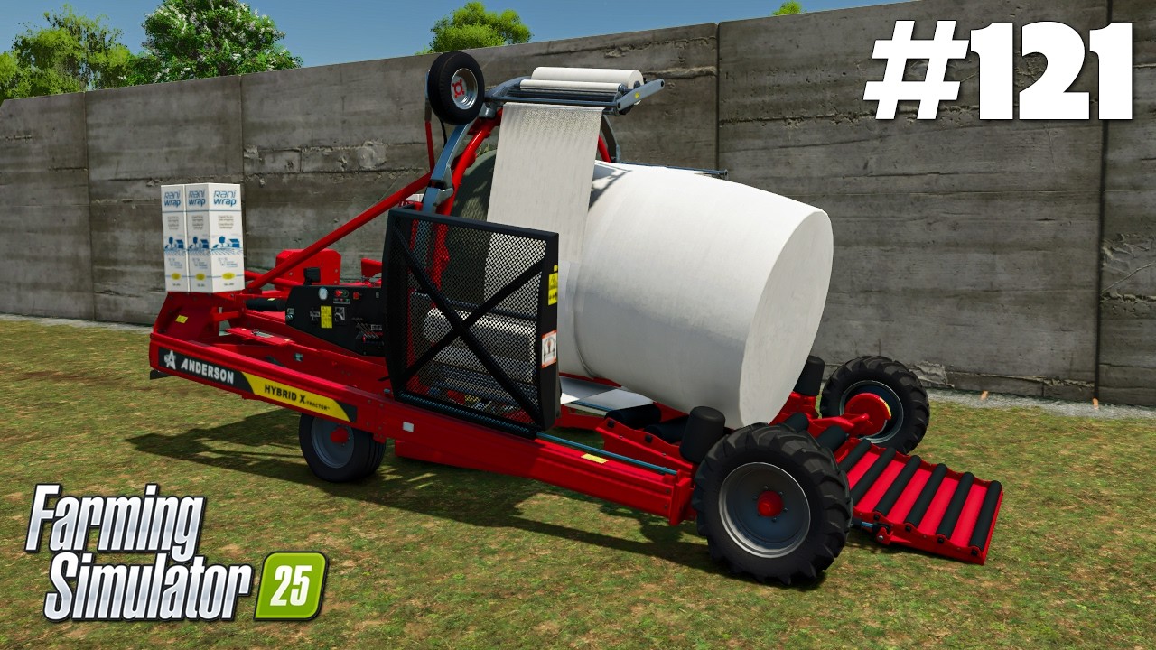 Owijanie bel trawy - Farming Simulator 25 | #121