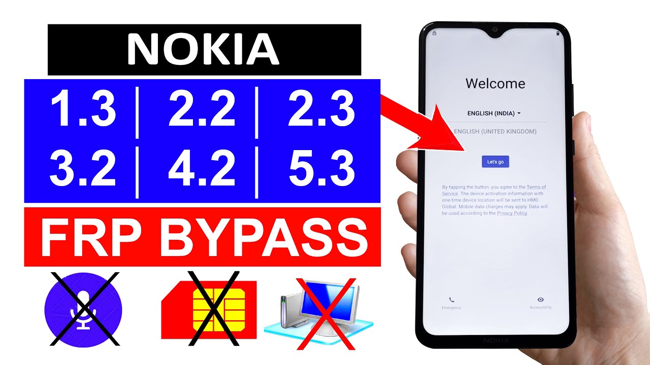Nokia 1.3/2.2/2.3/3.2/4.2/5.3 - ANDROID 11 Google/FRP Bypass 🚀 (without pc) - NEW TRICK