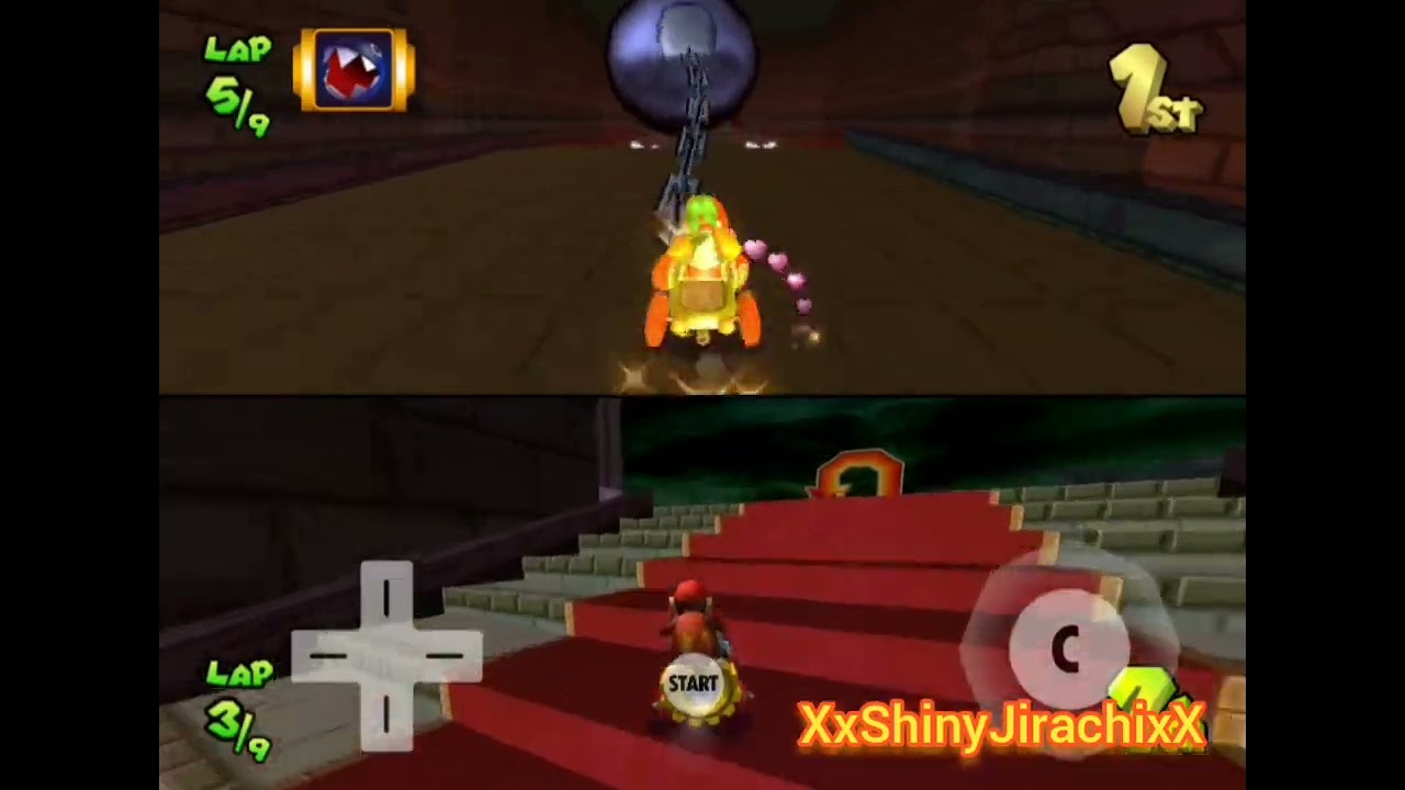 MKDD: Purely Chaos Items (Round 88) - Bowser's Castle | Reverse Version
