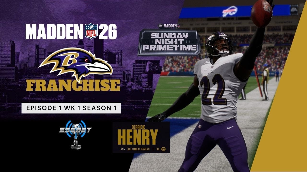 Птицы взлетают | Madden ’26 | Франшиза «Балтимор Рэйвенс» | Эпизод 1