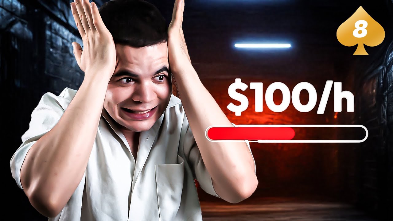 BLUNDER ou GÉNIE dans ce pot à $4,000 ? - Objectif 100$ de l’heure EP8