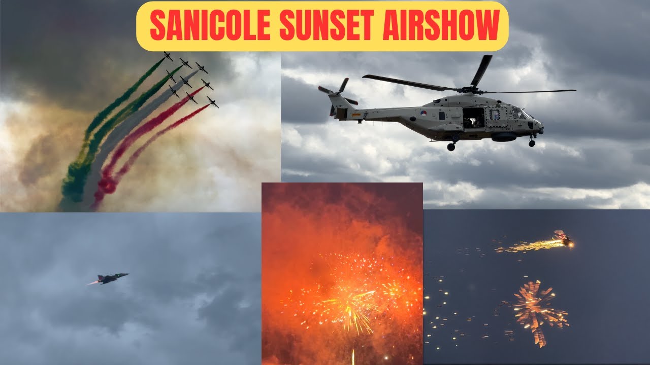 Magical Evening at the Sanicole Sunset Airshow 2025 ✈️🌅