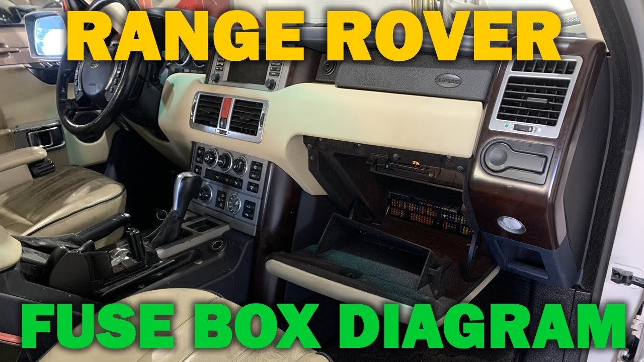 2004 RANGE ROVER HSE FUSE BOX DIAGRAM AND CIGAR LIGHTER LOCATION
