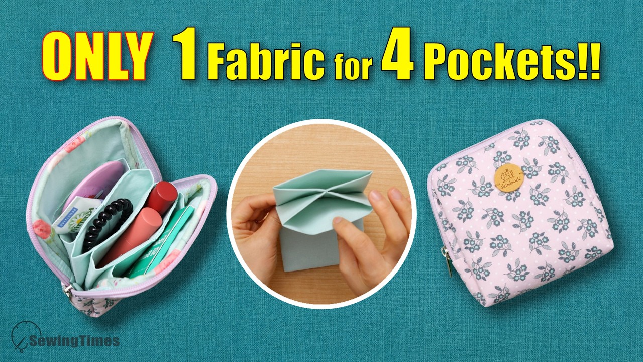 Stop Losing Your Small Items! Make This 4-Slot Inner Pocket Pouch