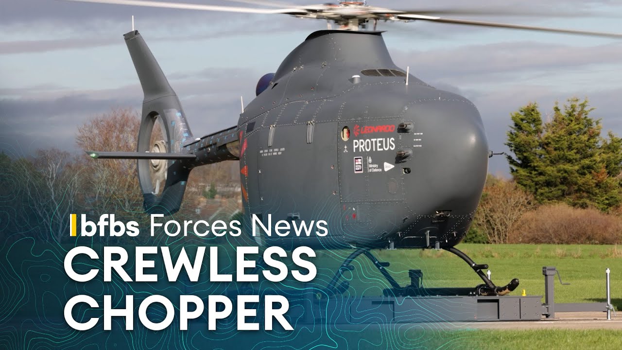 Royal Navy's first uncrewed helicopter ready to take on US and Chinese systems