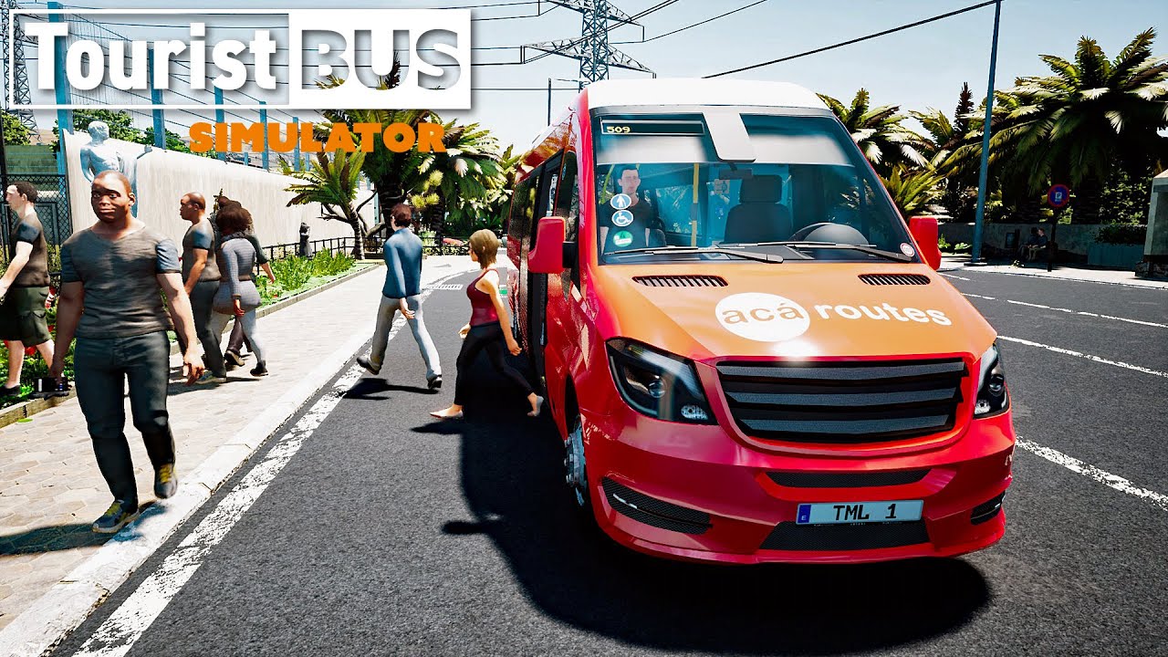 Mercedes-Benz SPRINTER ! ! ! Tourist Bus Simulator ! DLC W906 Gameplay ! ! !