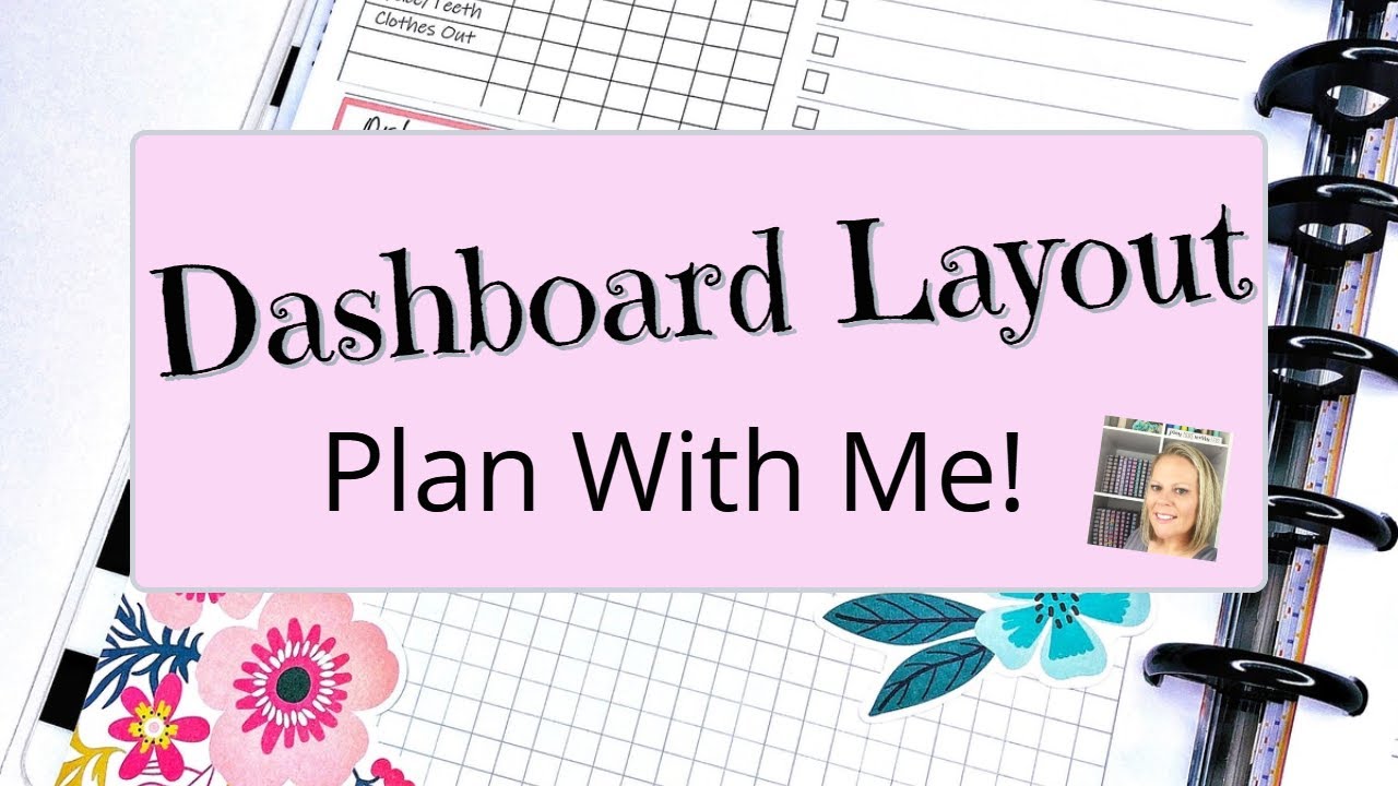 New Day Dashboard Layout | Happy Planner | Plan With Me!