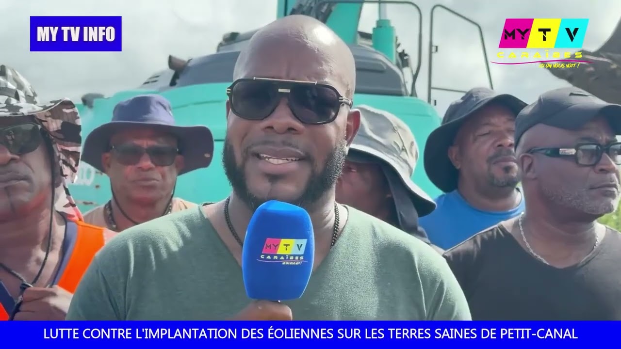 Lutte contre l'implantation des éoliennes sur les terres saines de Petit-Canal