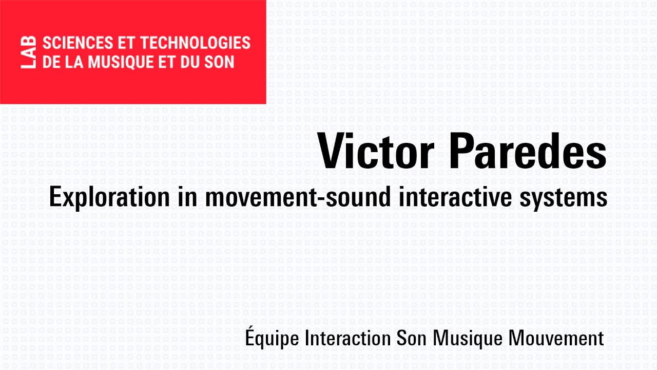 Soutenance de thèse : Victor Paredes