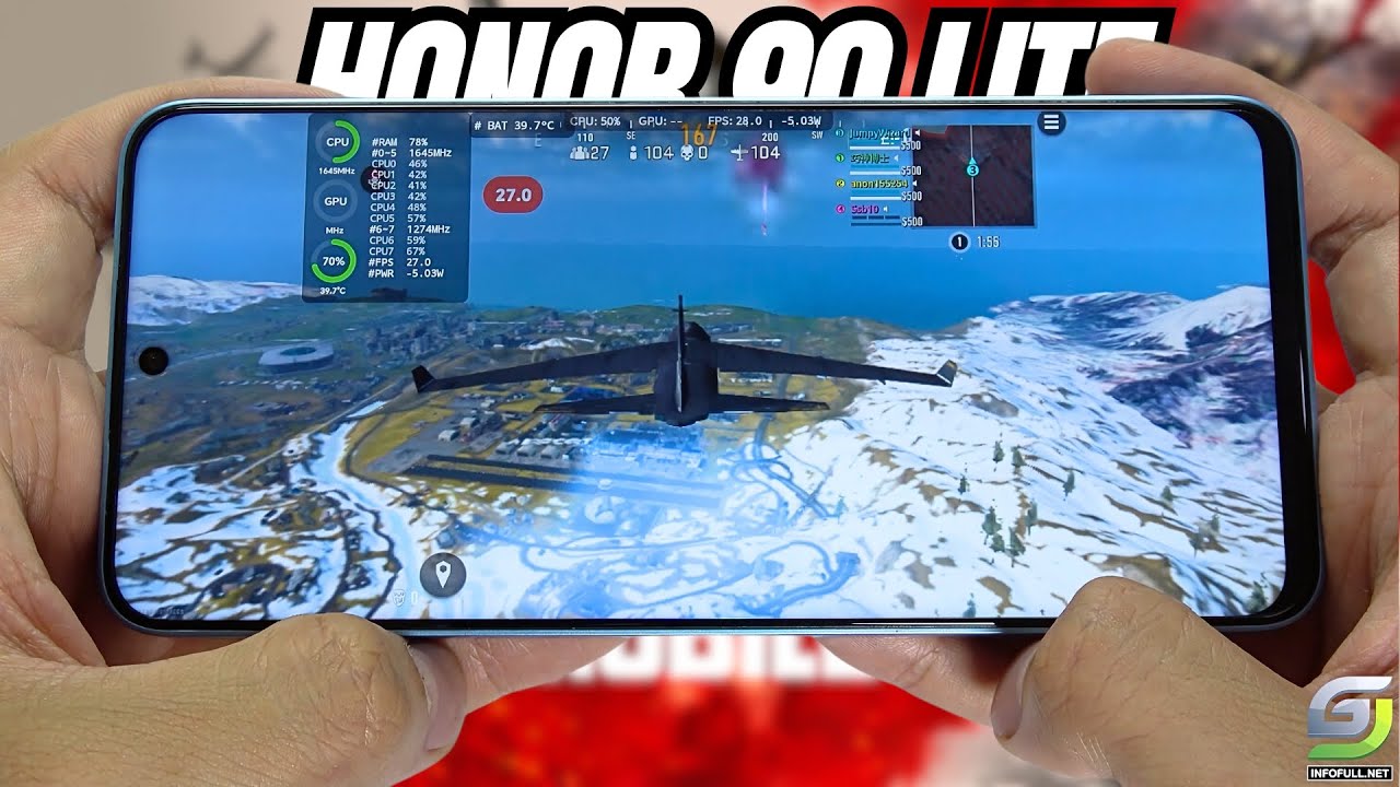 Honor 90 Lite test game Call of Duty Warzone Mobile | Dimensity 6020 5G