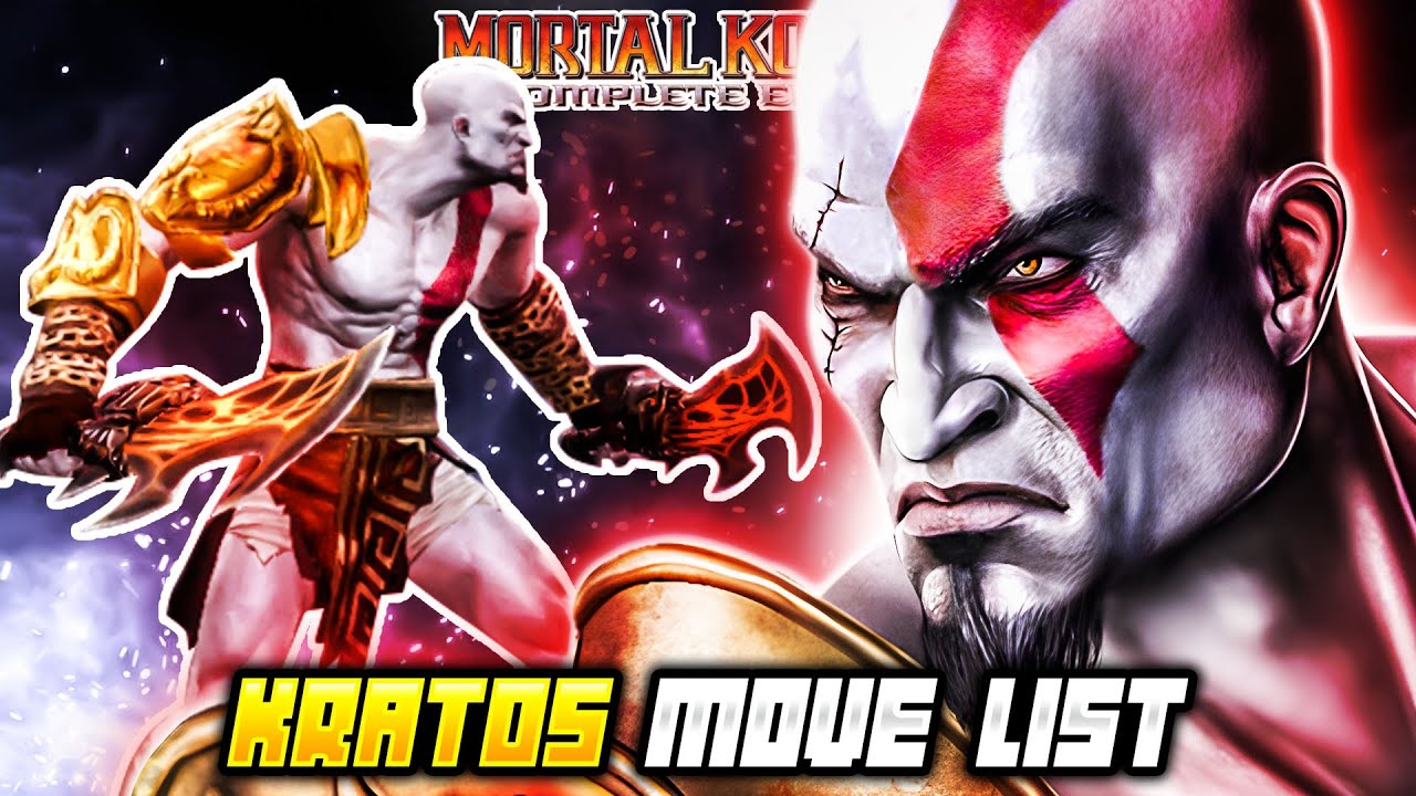 KRATOS MOVE LIST - Mortal Kombat 9 (MK9)