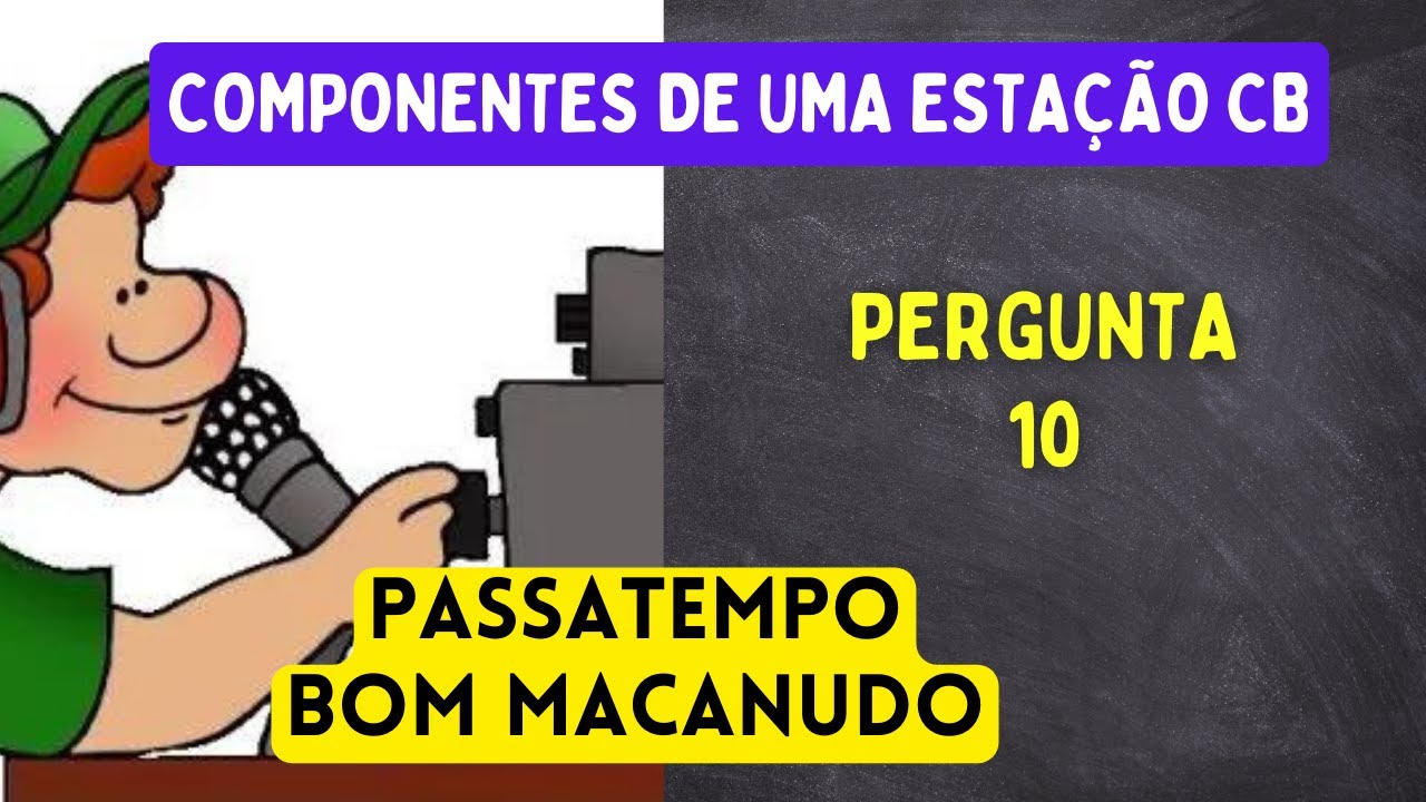 10/100 - Que equipamentos comp&otilde;em uma esta&ccedil;&atilde;o de r&aacute;dio?
