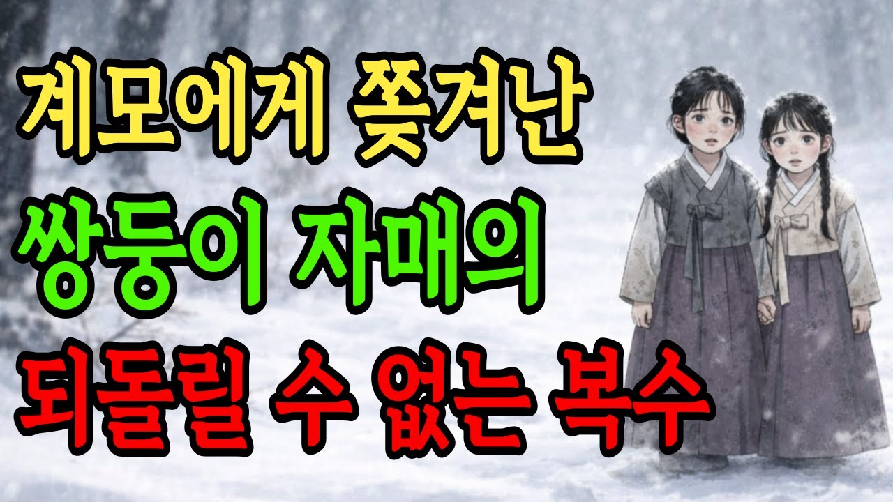 계모에게 쫒겨난 쌍둥이 자매의 되돌릴 수 없는 복수 | 야담/민담/설화/전설/옛날이야기