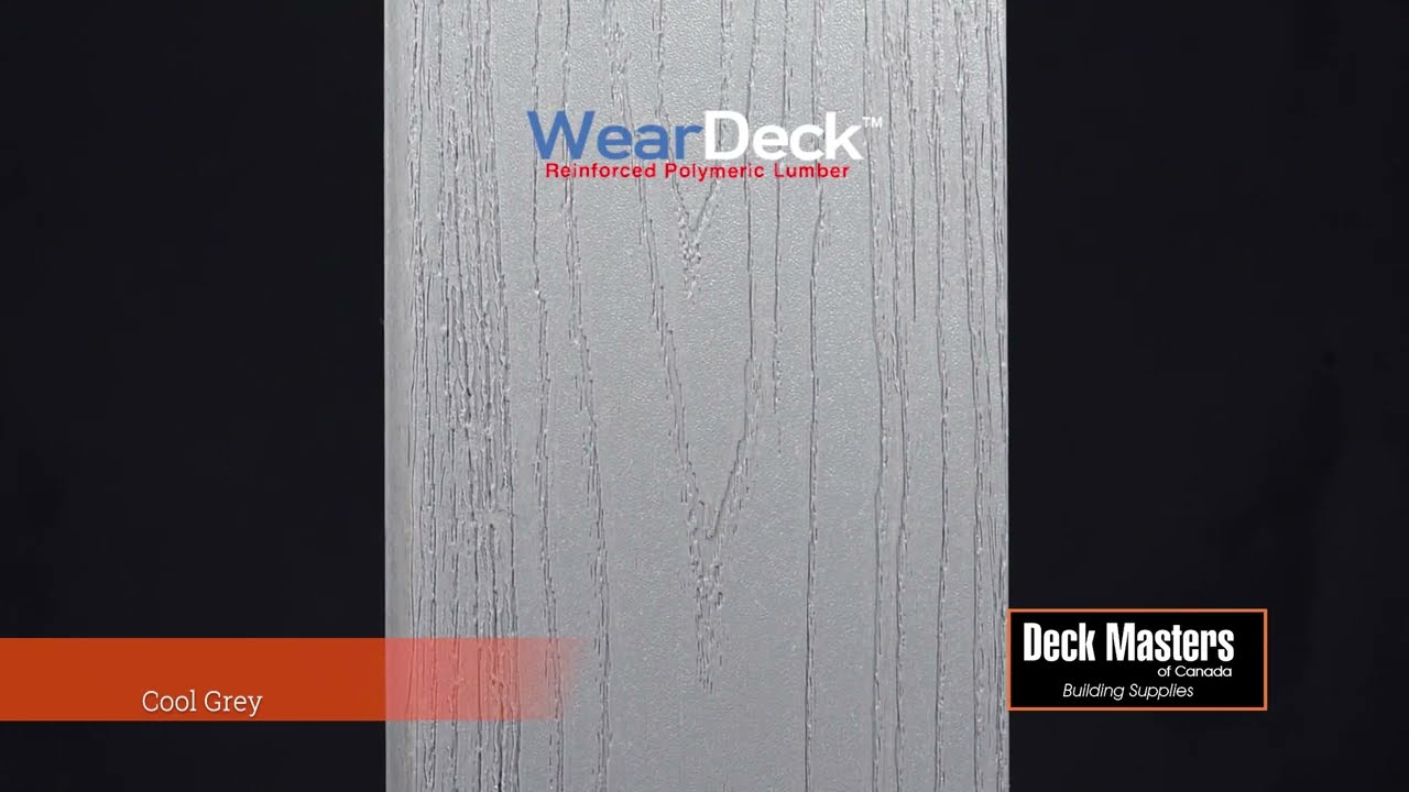 WearDeck Deck Boards  - Cool Grey - Deck Masters of Canada