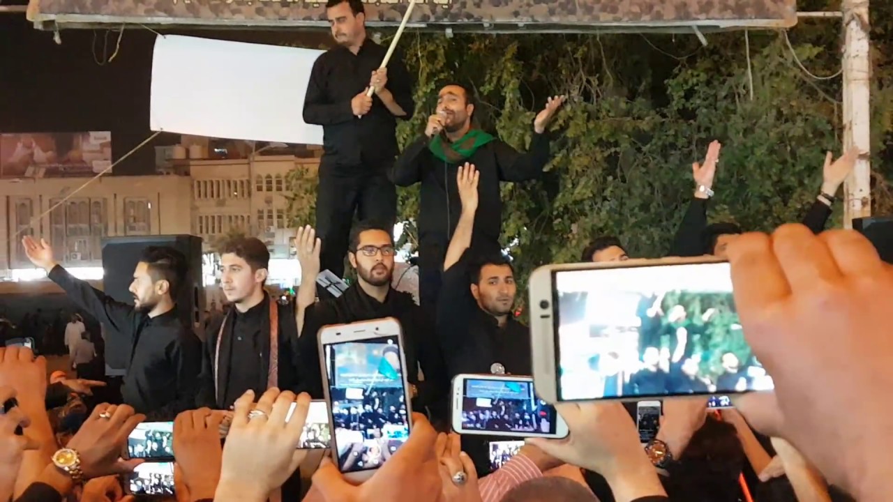 فرقة المختار الثقفي داخل النجف اثناء زيارتي