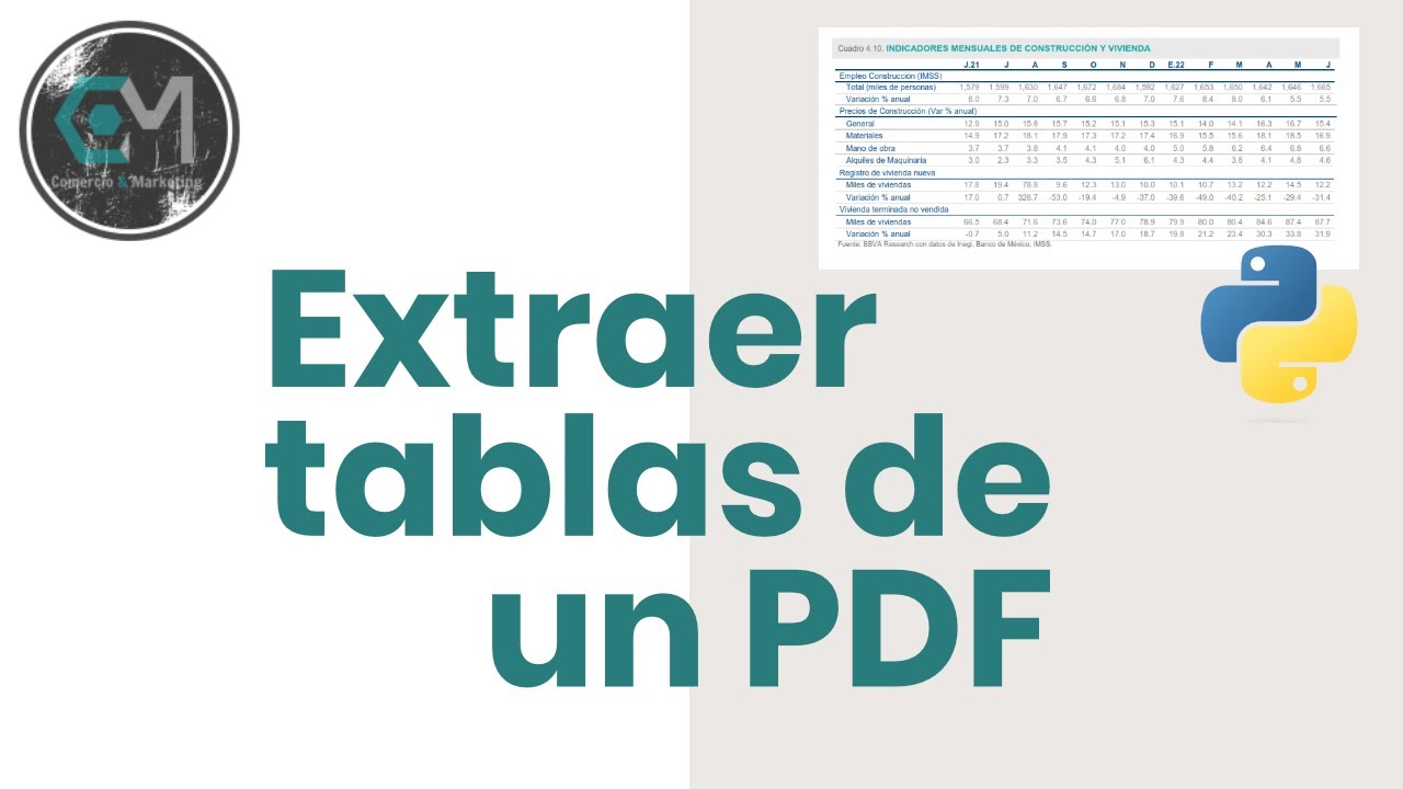 extraer tablas en PDF con Python