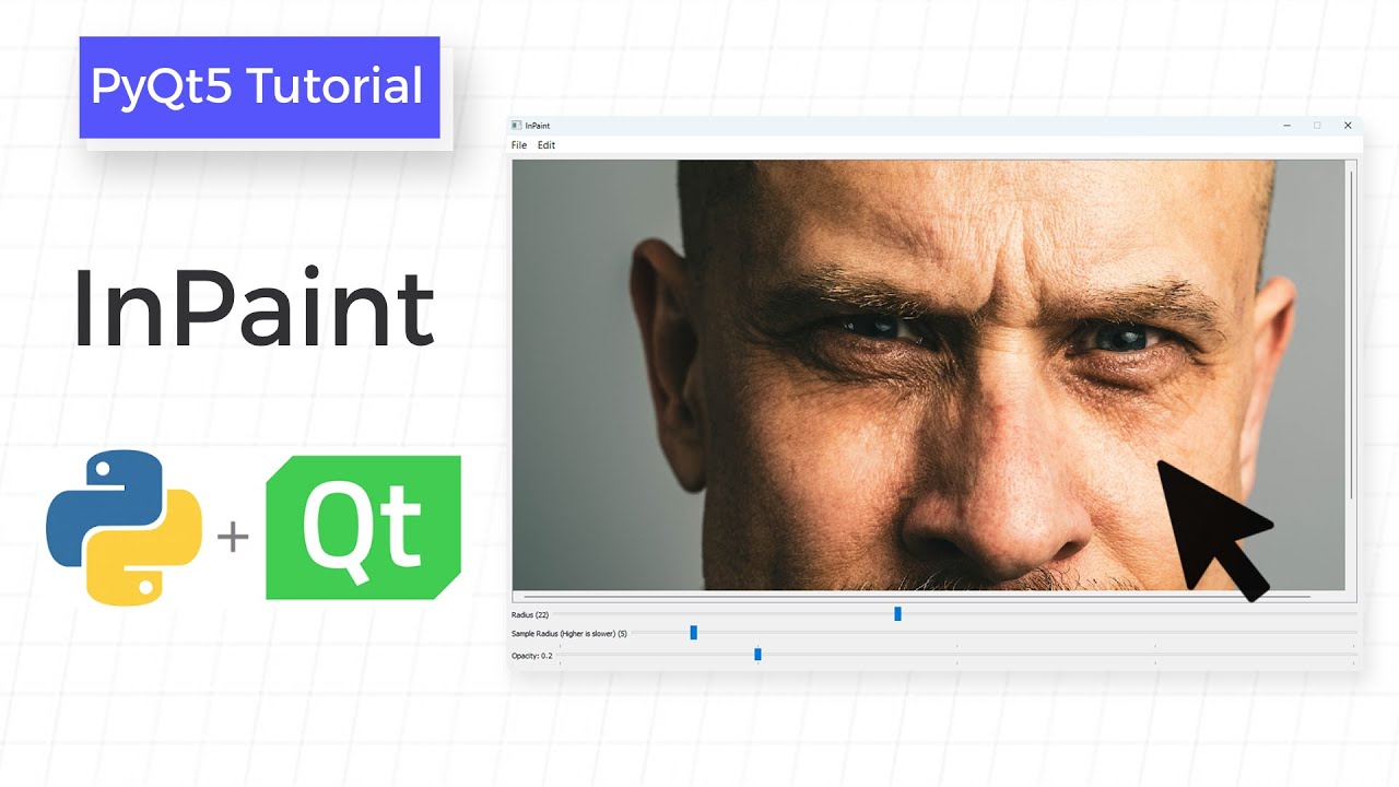 How To Re-Create Photoshop's Spot Healing Tool In Python Using PyQt5 & Opencv