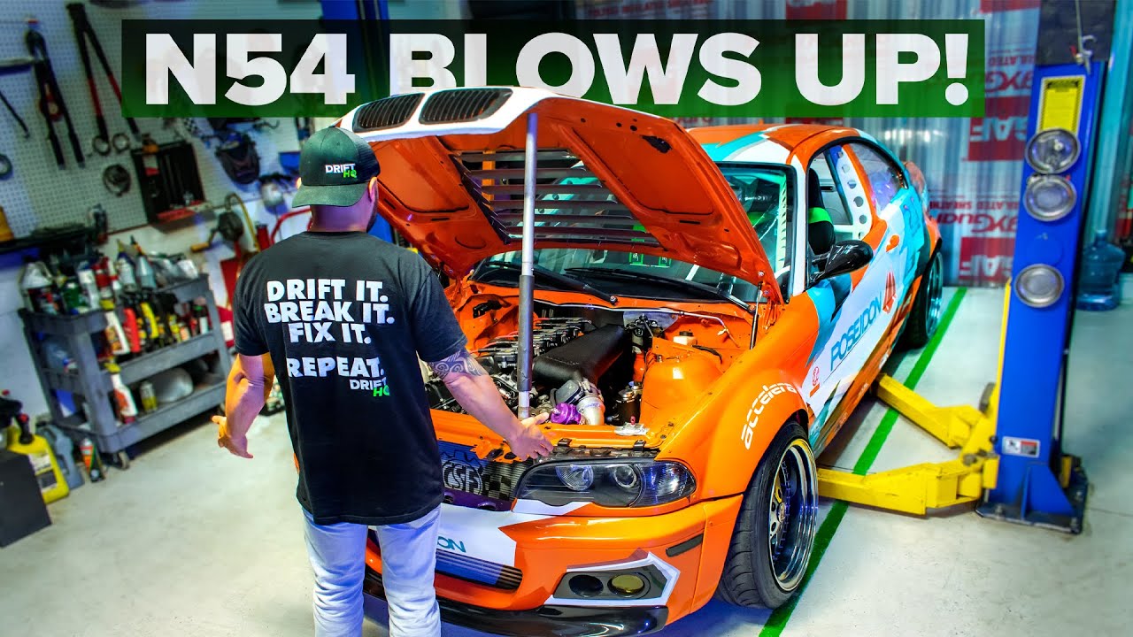 E46 N54 SINGLE TURBO ВЗРЫВАЕТСЯ!