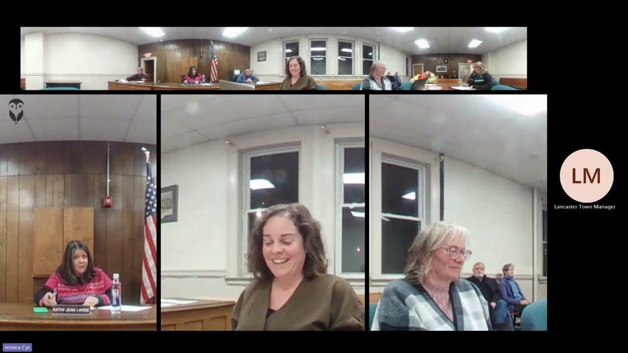 Meeting Lancaster Selectboard 12.15.2025