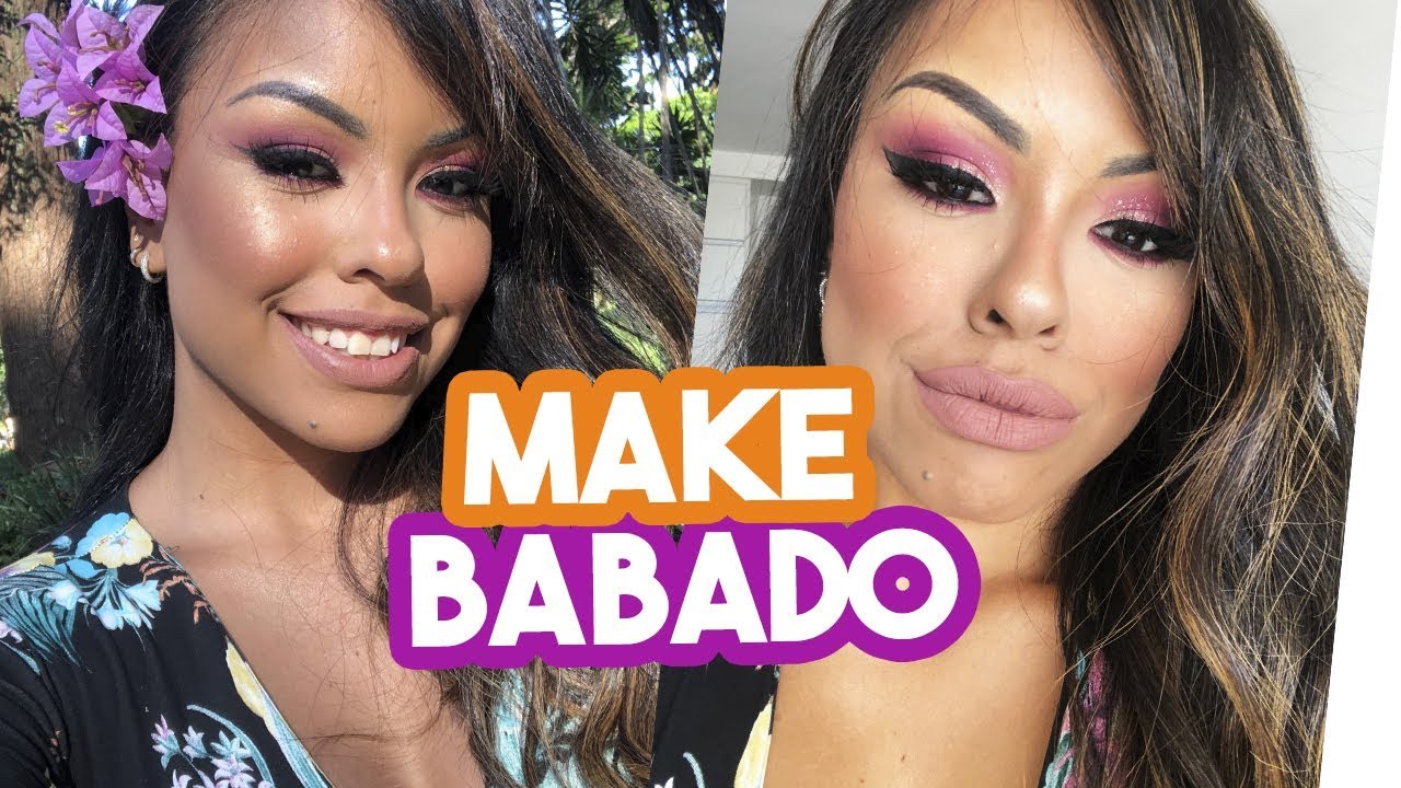 MAKE COM PALETINHA DA LUDURANA - Por @Nathinog